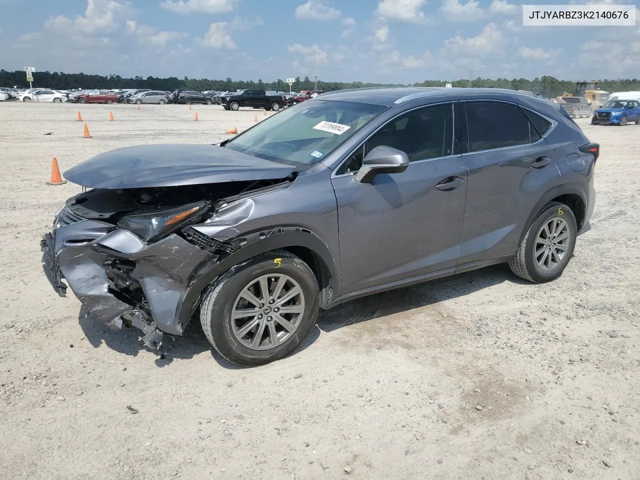 JTJYARBZ3K2140676 2019 Lexus Nx 300 Base