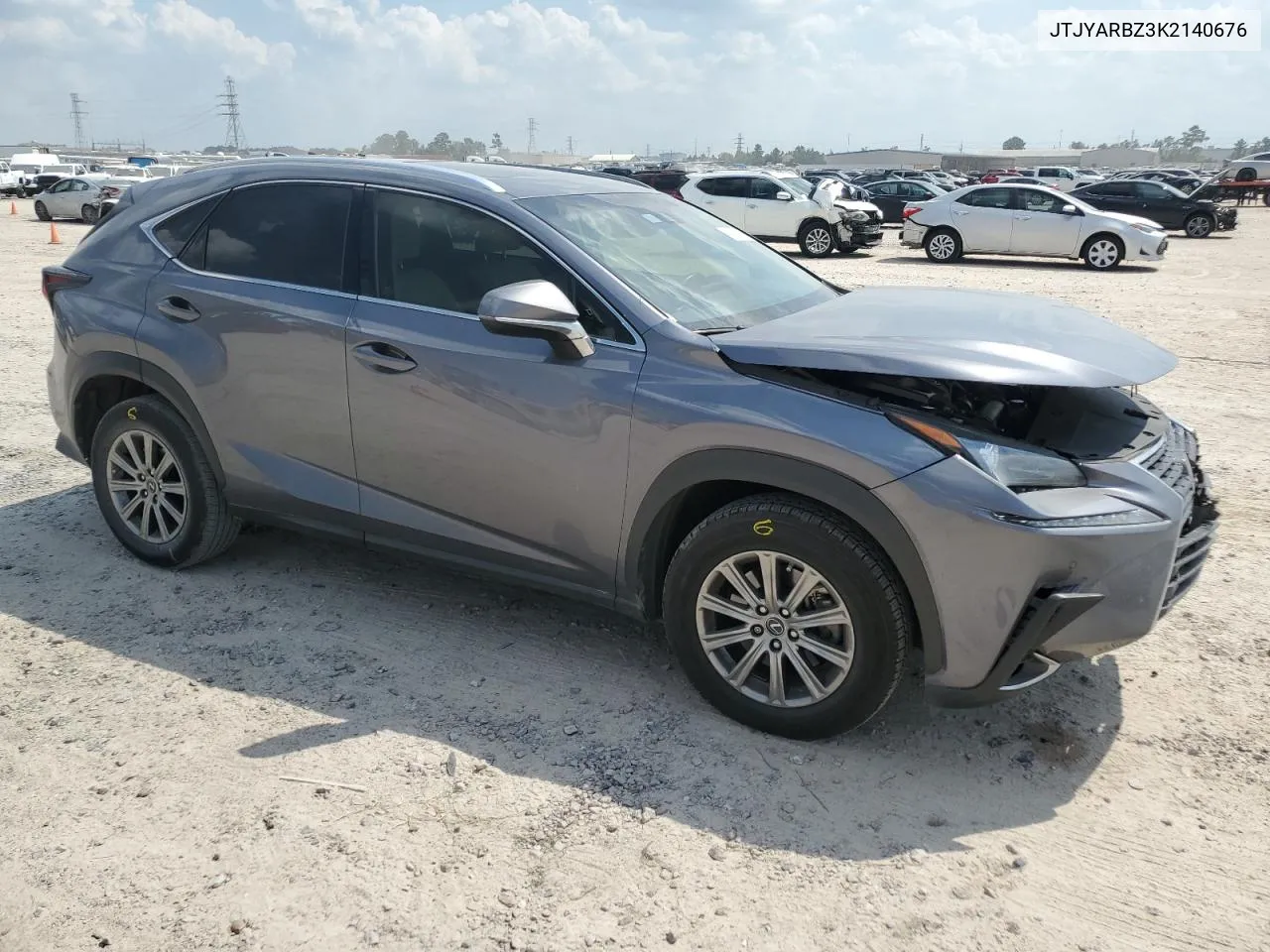 2019 Lexus Nx 300 Base VIN: JTJYARBZ3K2140676 Lot: 72289884