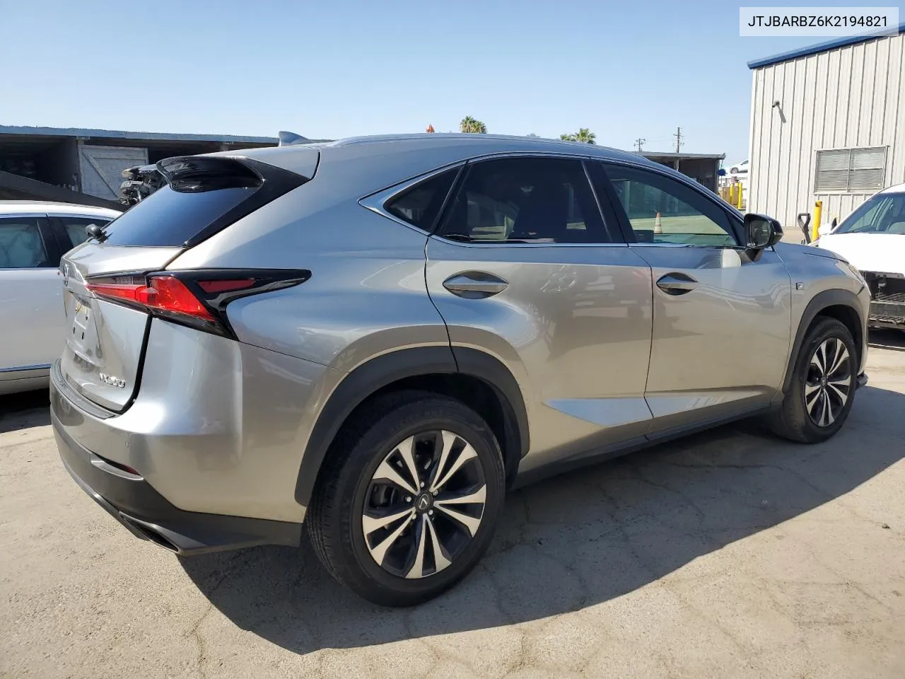 2019 Lexus Nx 300 Base VIN: JTJBARBZ6K2194821 Lot: 72632054