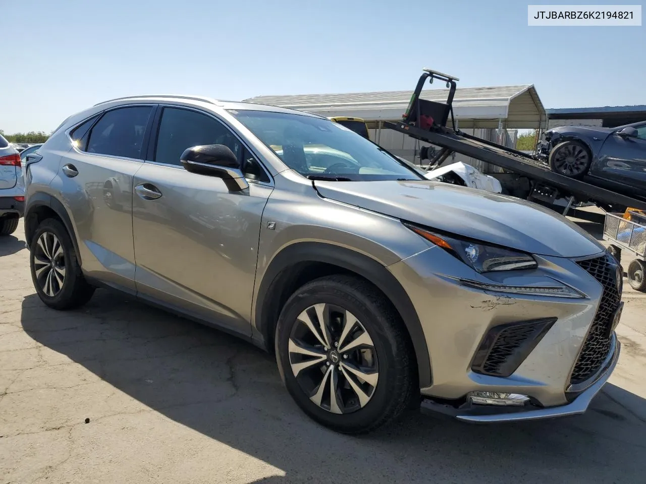 2019 Lexus Nx 300 Base VIN: JTJBARBZ6K2194821 Lot: 72632054