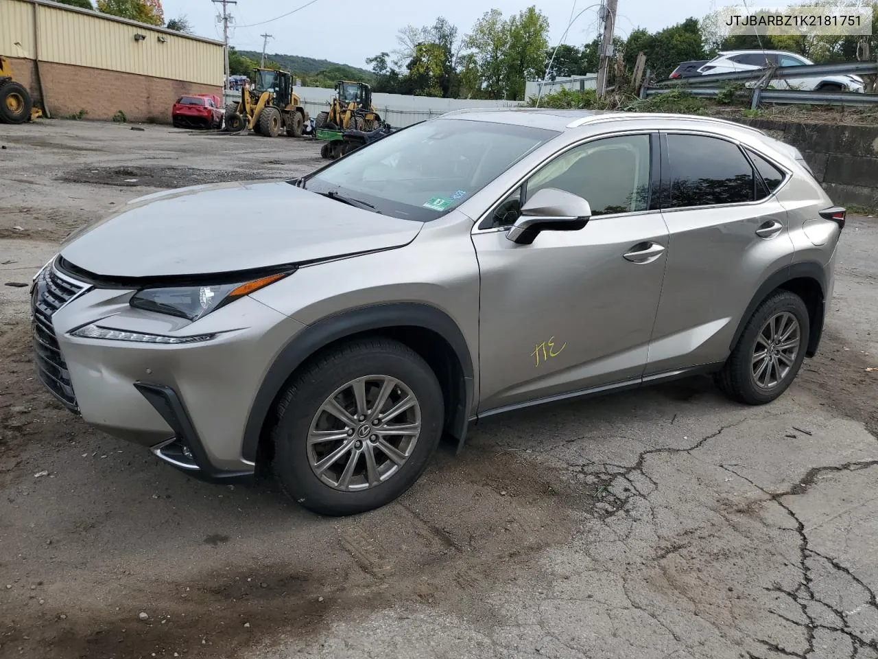 2019 Lexus Nx 300 Base VIN: JTJBARBZ1K2181751 Lot: 72836764