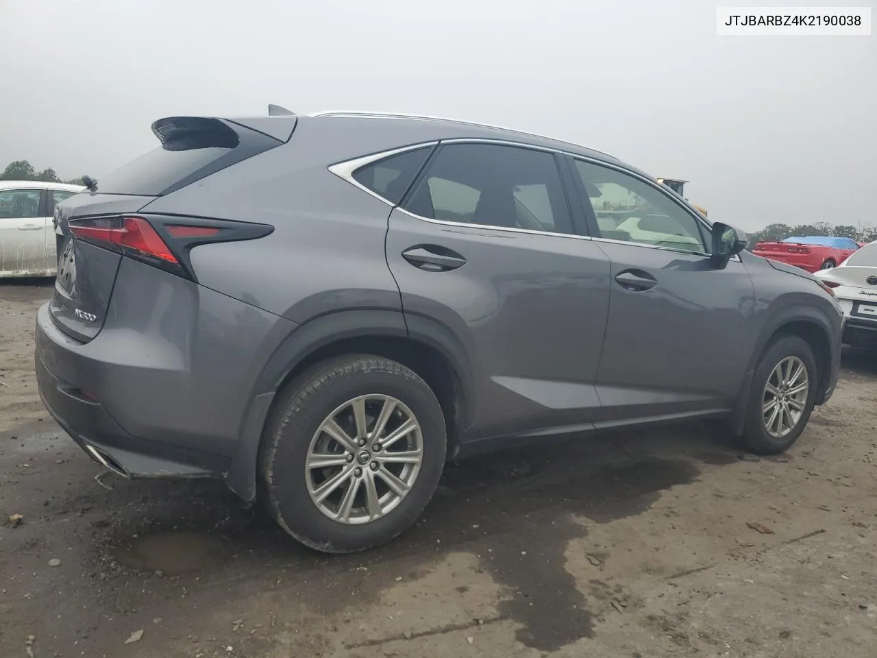 2019 Lexus Nx 300 Base VIN: JTJBARBZ4K2190038 Lot: 73135174