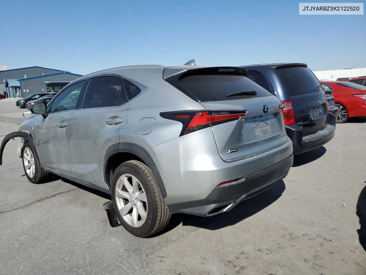 2019 Lexus Nx 300 Base F Sport VIN: JTJYARBZ3K2122520 Lot: 73385774