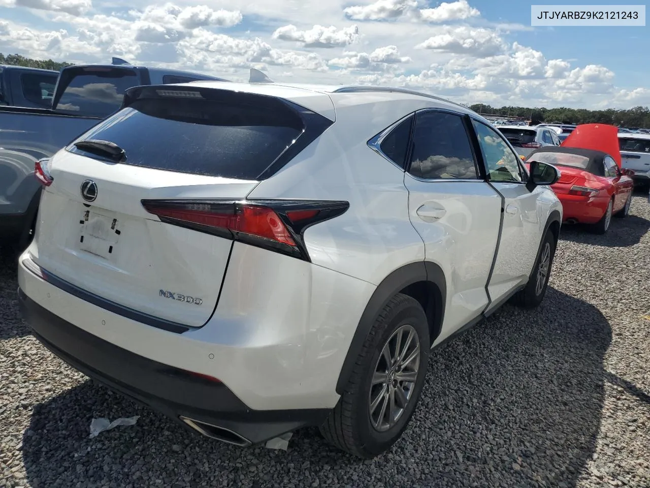 2019 Lexus Nx 300 Base VIN: JTJYARBZ9K2121243 Lot: 73693844