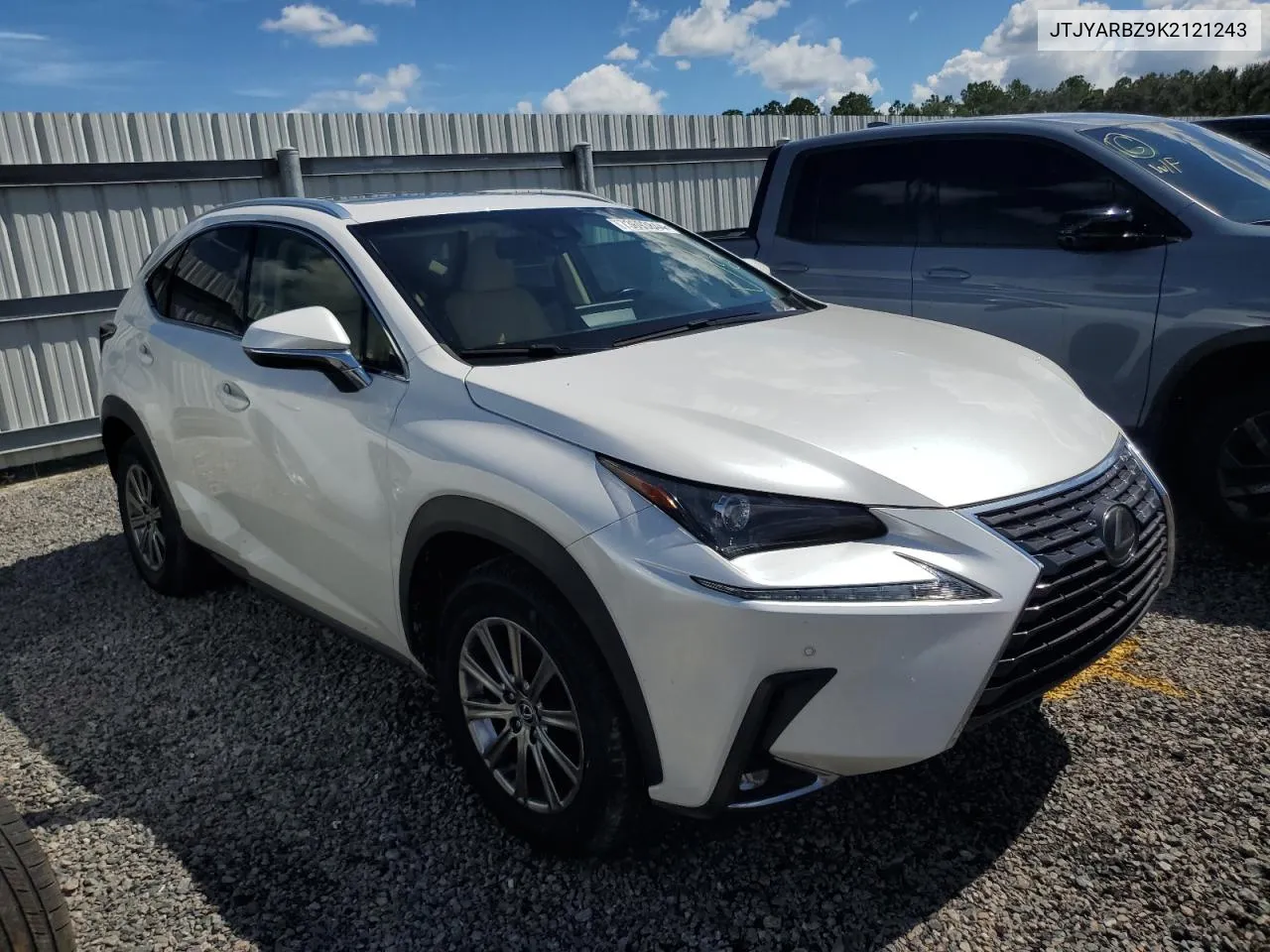 2019 Lexus Nx 300 Base VIN: JTJYARBZ9K2121243 Lot: 73693844