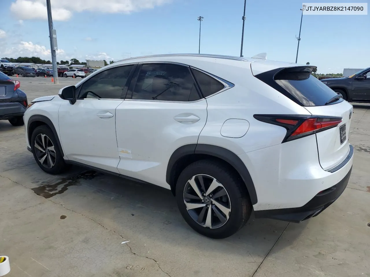 2019 Lexus Nx 300 Base VIN: JTJYARBZ8K2147090 Lot: 73809604