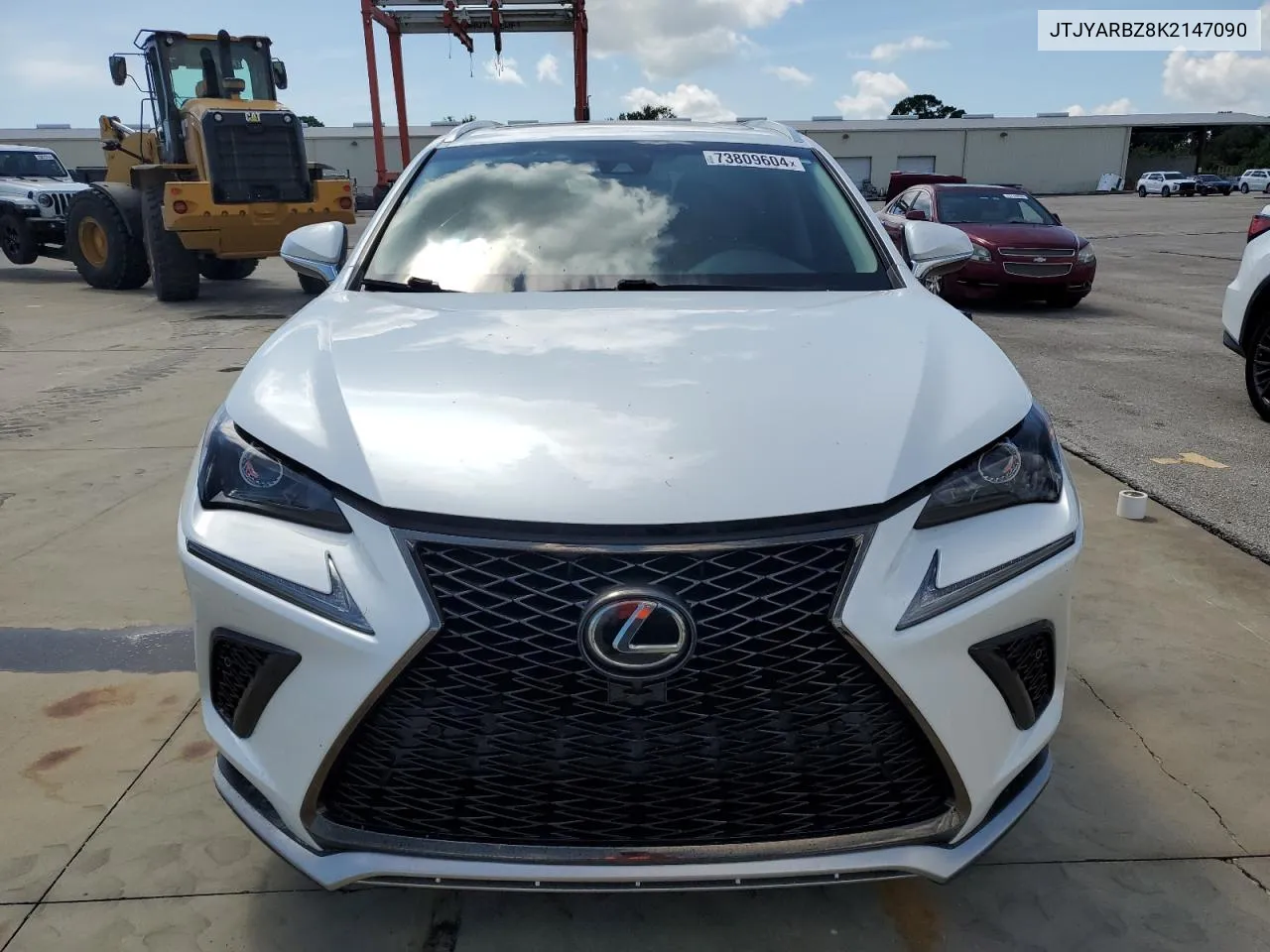 2019 Lexus Nx 300 Base VIN: JTJYARBZ8K2147090 Lot: 73809604