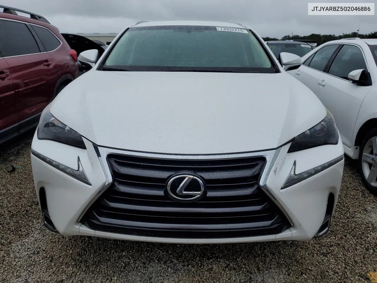 2019 Lexus Nx 200T Base VIN: JTJYARBZ5G2046886 Lot: 73932274