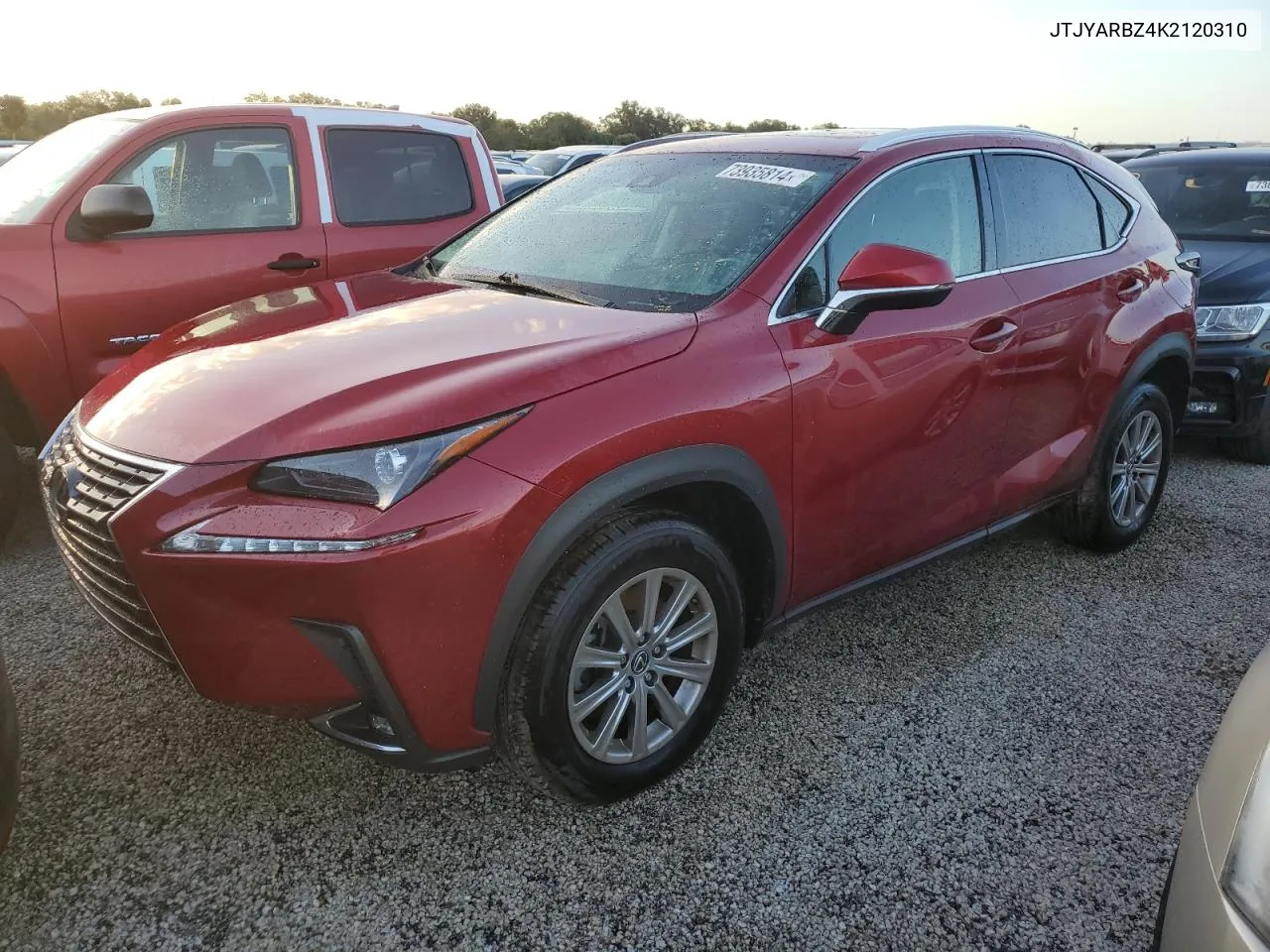 2019 Lexus Nx 300 Base VIN: JTJYARBZ4K2120310 Lot: 73935814