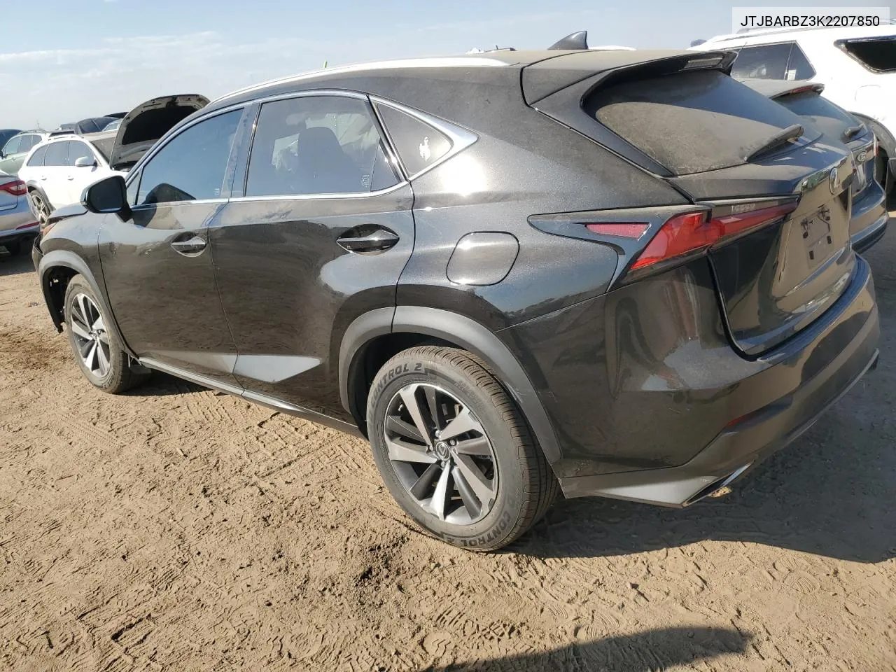 2019 Lexus Nx 300 Base VIN: JTJBARBZ3K2207850 Lot: 74003834