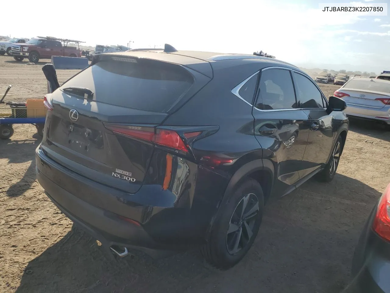 2019 Lexus Nx 300 Base VIN: JTJBARBZ3K2207850 Lot: 74003834