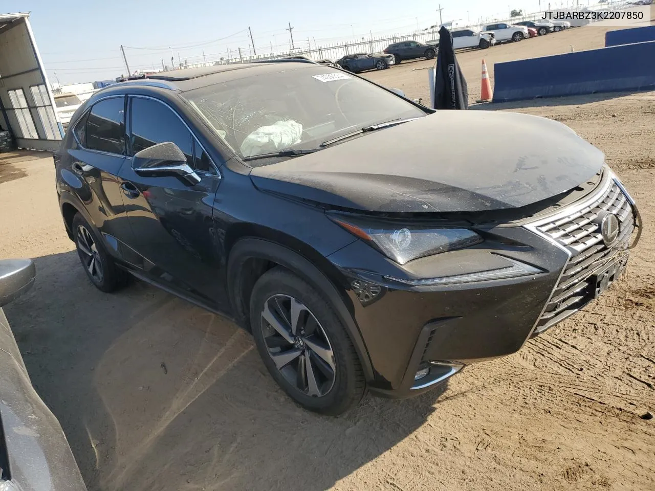 2019 Lexus Nx 300 Base VIN: JTJBARBZ3K2207850 Lot: 74003834