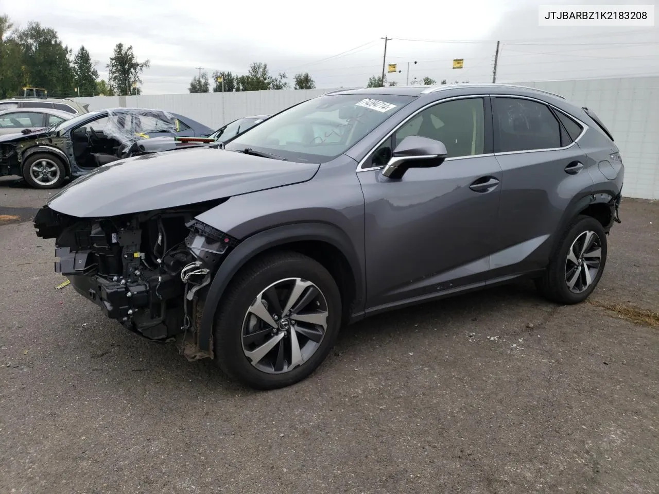 2019 Lexus Nx 300 Base VIN: JTJBARBZ1K2183208 Lot: 74394714