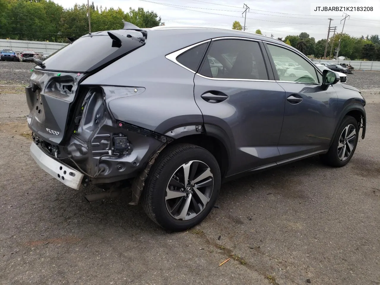 2019 Lexus Nx 300 Base VIN: JTJBARBZ1K2183208 Lot: 74394714