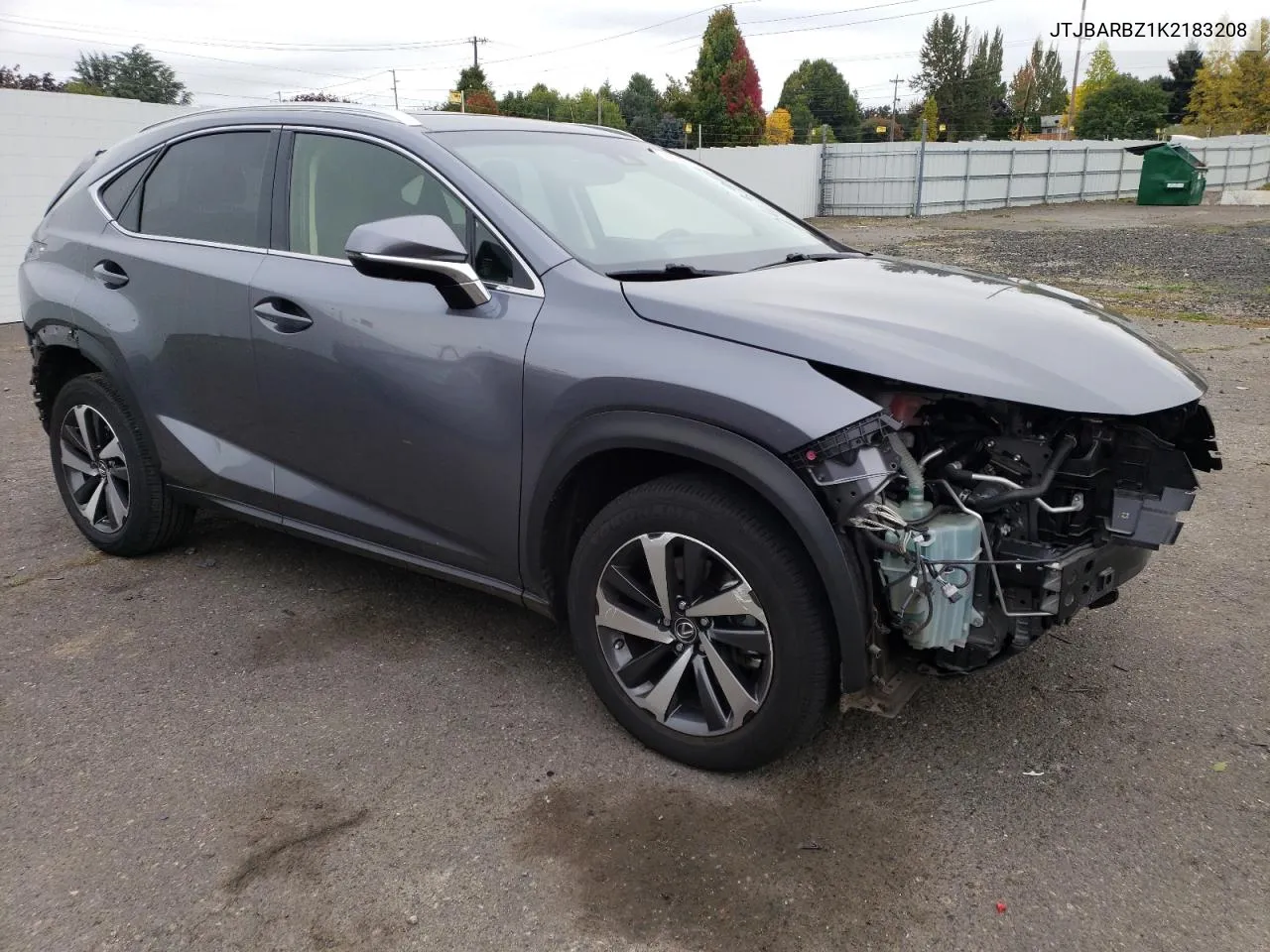 2019 Lexus Nx 300 Base VIN: JTJBARBZ1K2183208 Lot: 74394714