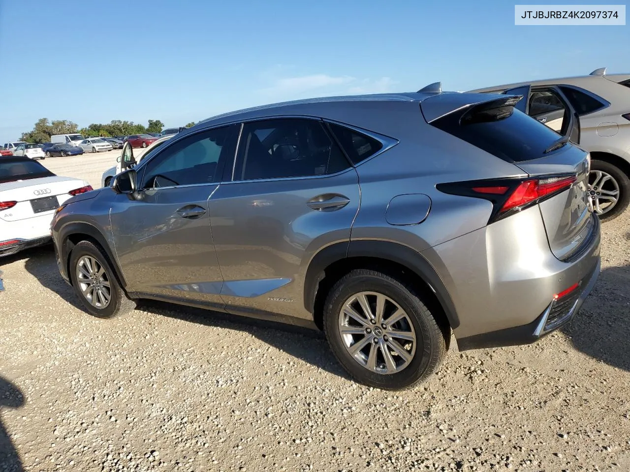 2019 Lexus Nx 300H VIN: JTJBJRBZ4K2097374 Lot: 74446484