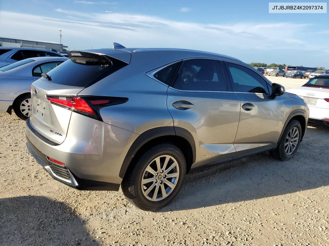 2019 Lexus Nx 300H VIN: JTJBJRBZ4K2097374 Lot: 74446484