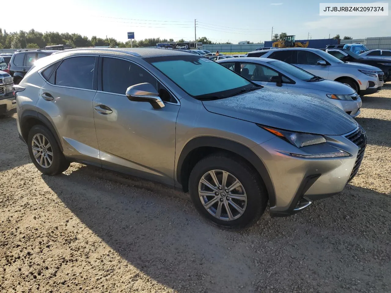 2019 Lexus Nx 300H VIN: JTJBJRBZ4K2097374 Lot: 74446484