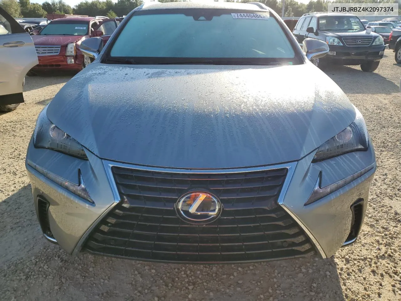 2019 Lexus Nx 300H VIN: JTJBJRBZ4K2097374 Lot: 74446484