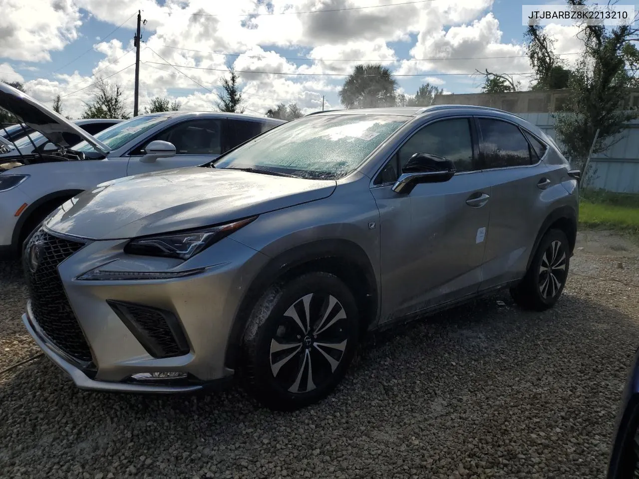 2019 Lexus Nx 300 Base VIN: JTJBARBZ8K2213210 Lot: 74451454