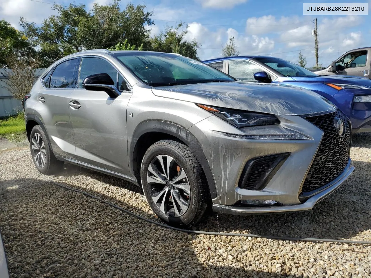 2019 Lexus Nx 300 Base VIN: JTJBARBZ8K2213210 Lot: 74451454