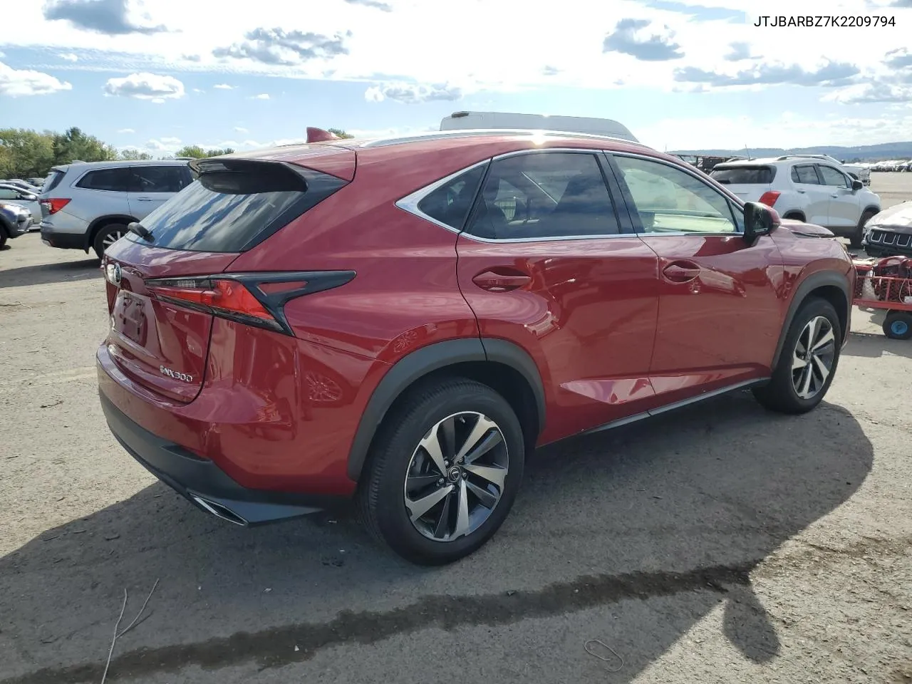 2019 Lexus Nx 300 Base VIN: JTJBARBZ7K2209794 Lot: 74470004