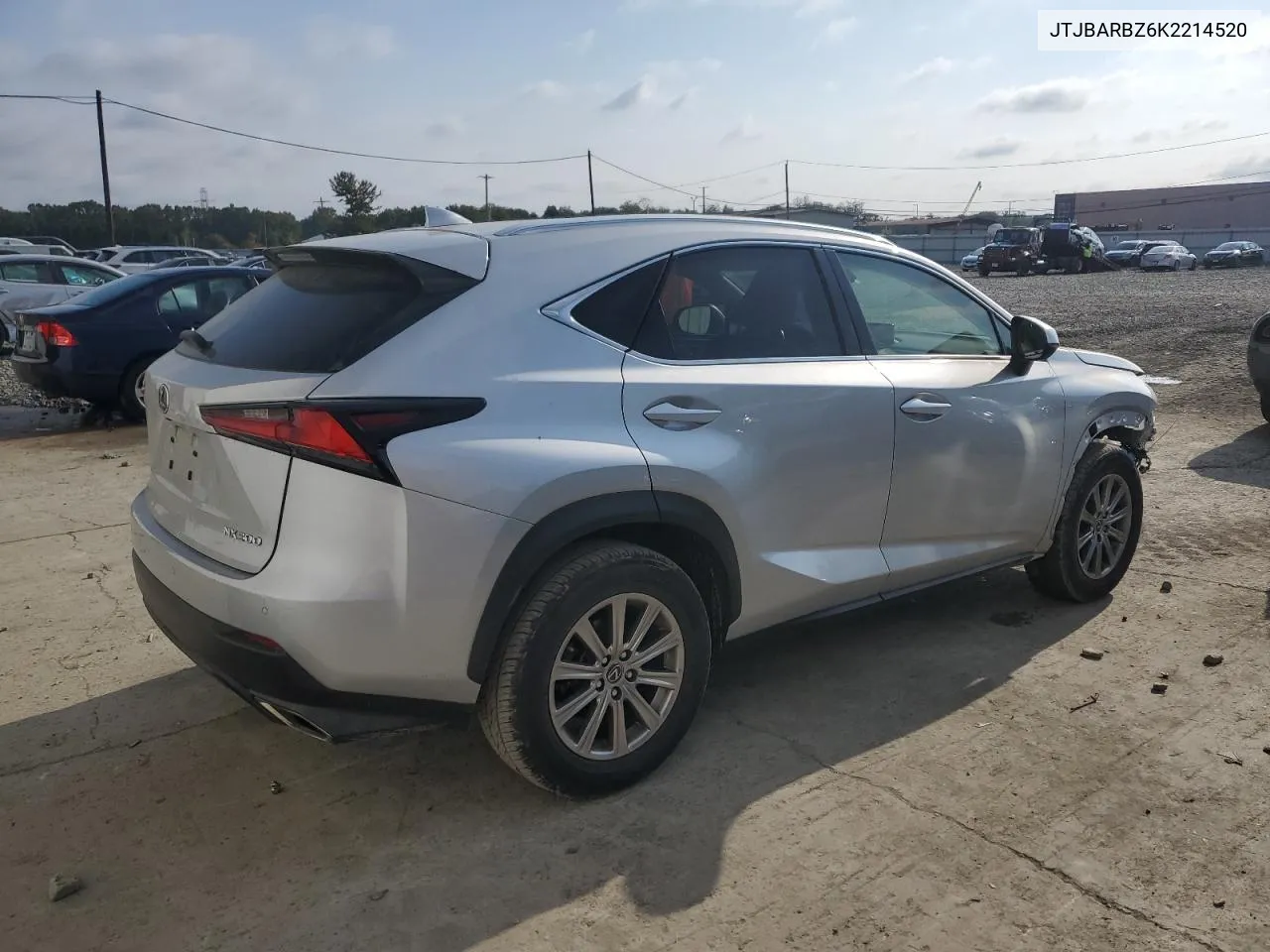 2019 Lexus Nx 300 Base VIN: JTJBARBZ6K2214520 Lot: 74568234