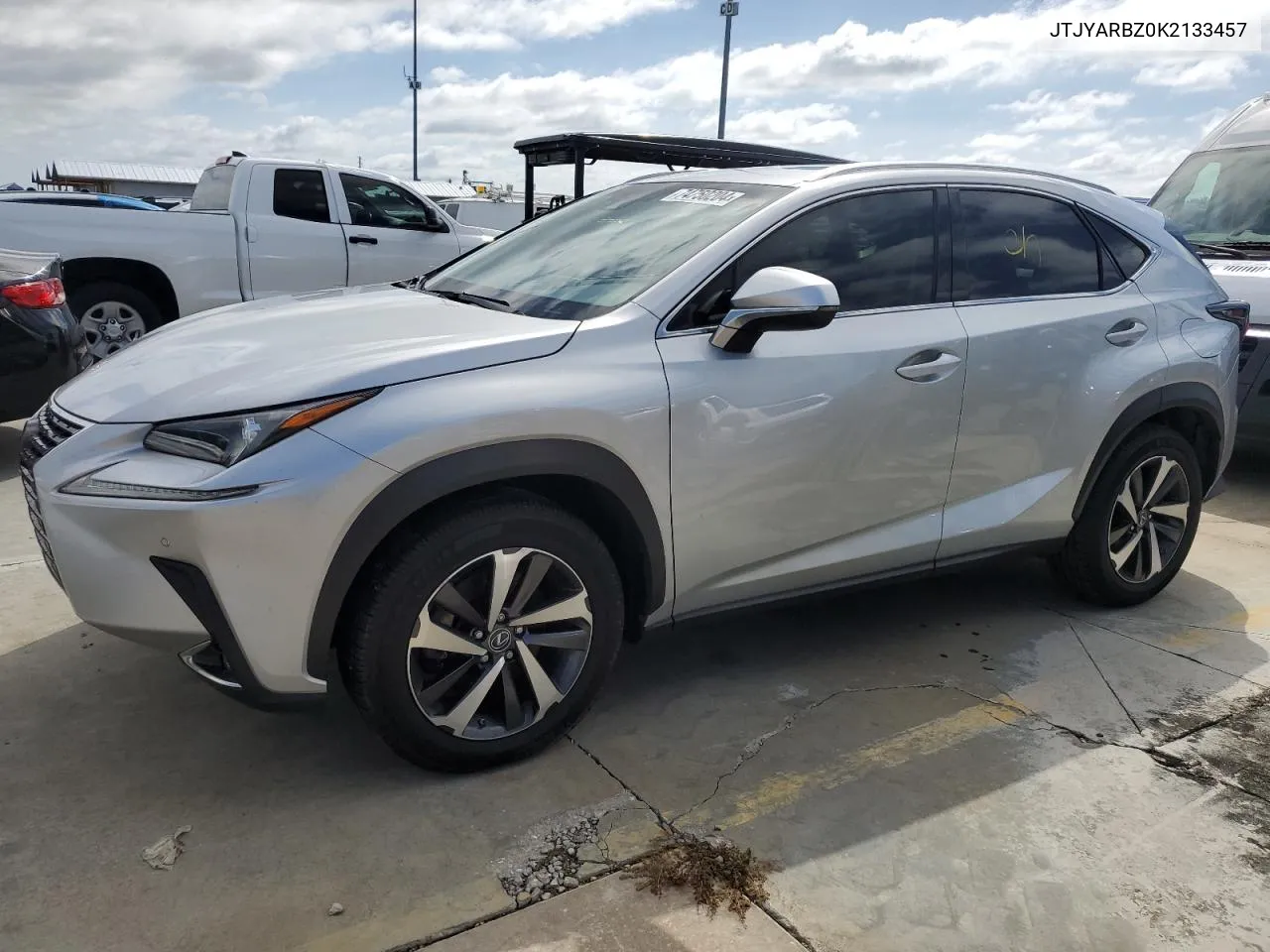 2019 Lexus Nx 300 Base VIN: JTJYARBZ0K2133457 Lot: 74750204