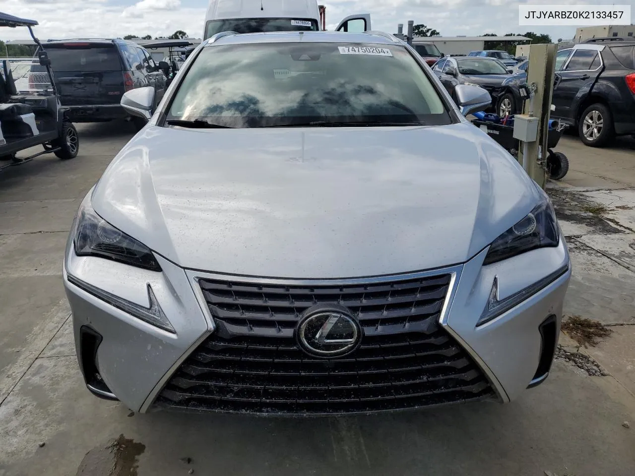 2019 Lexus Nx 300 Base VIN: JTJYARBZ0K2133457 Lot: 74750204