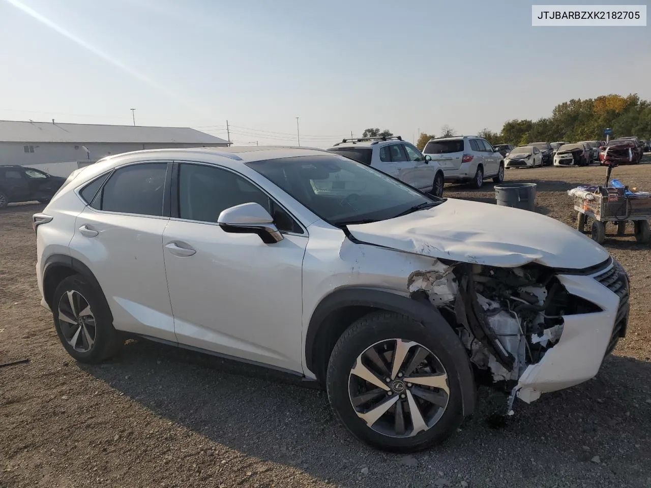 2019 Lexus Nx 300 Base VIN: JTJBARBZXK2182705 Lot: 74766604