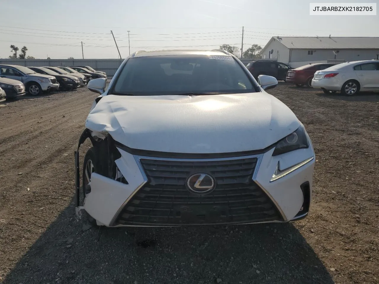 2019 Lexus Nx 300 Base VIN: JTJBARBZXK2182705 Lot: 74766604