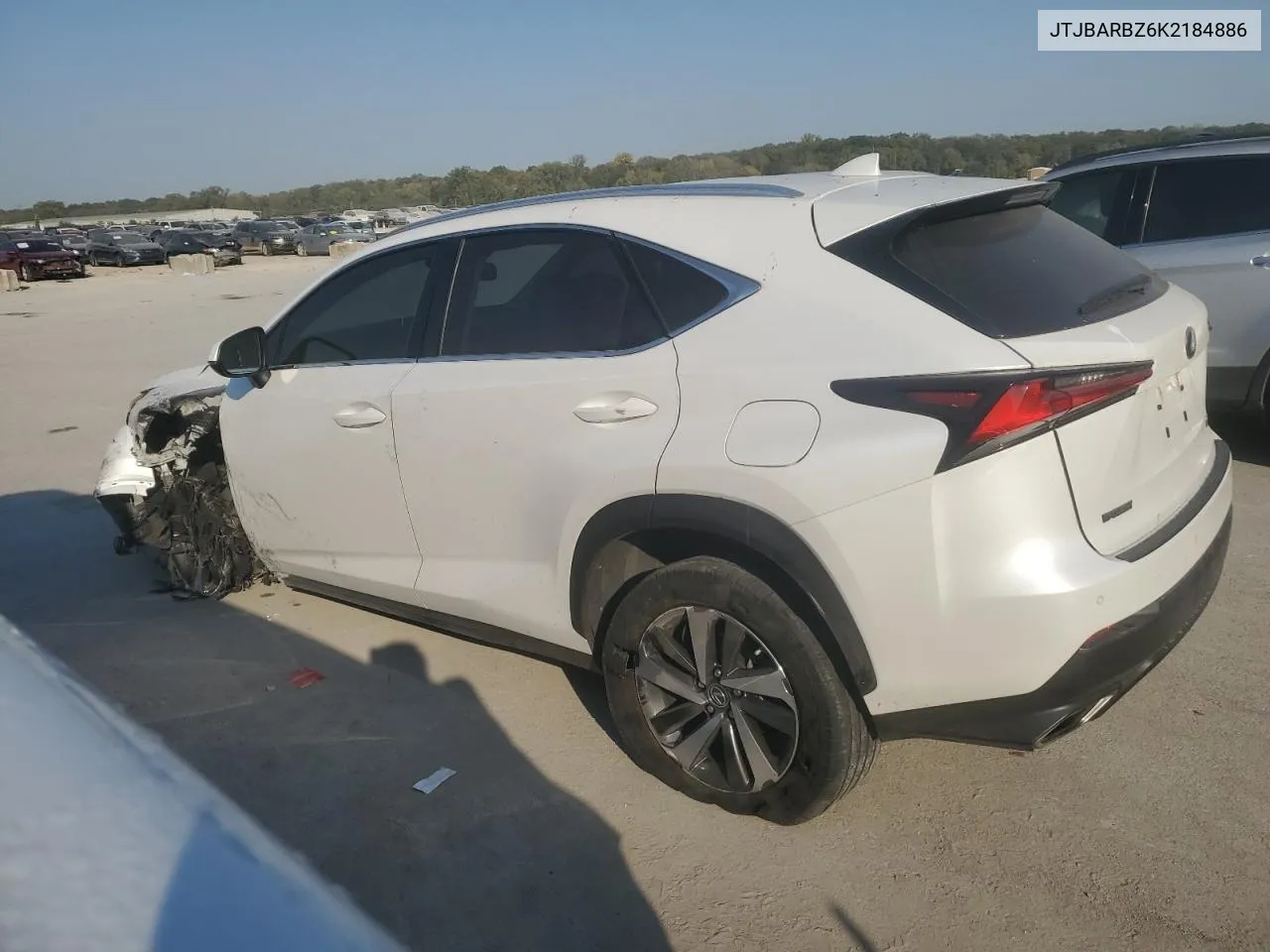 2019 Lexus Nx 300 Base VIN: JTJBARBZ6K2184886 Lot: 75517064