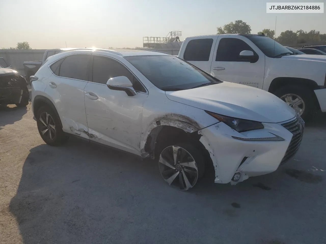 2019 Lexus Nx 300 Base VIN: JTJBARBZ6K2184886 Lot: 75517064