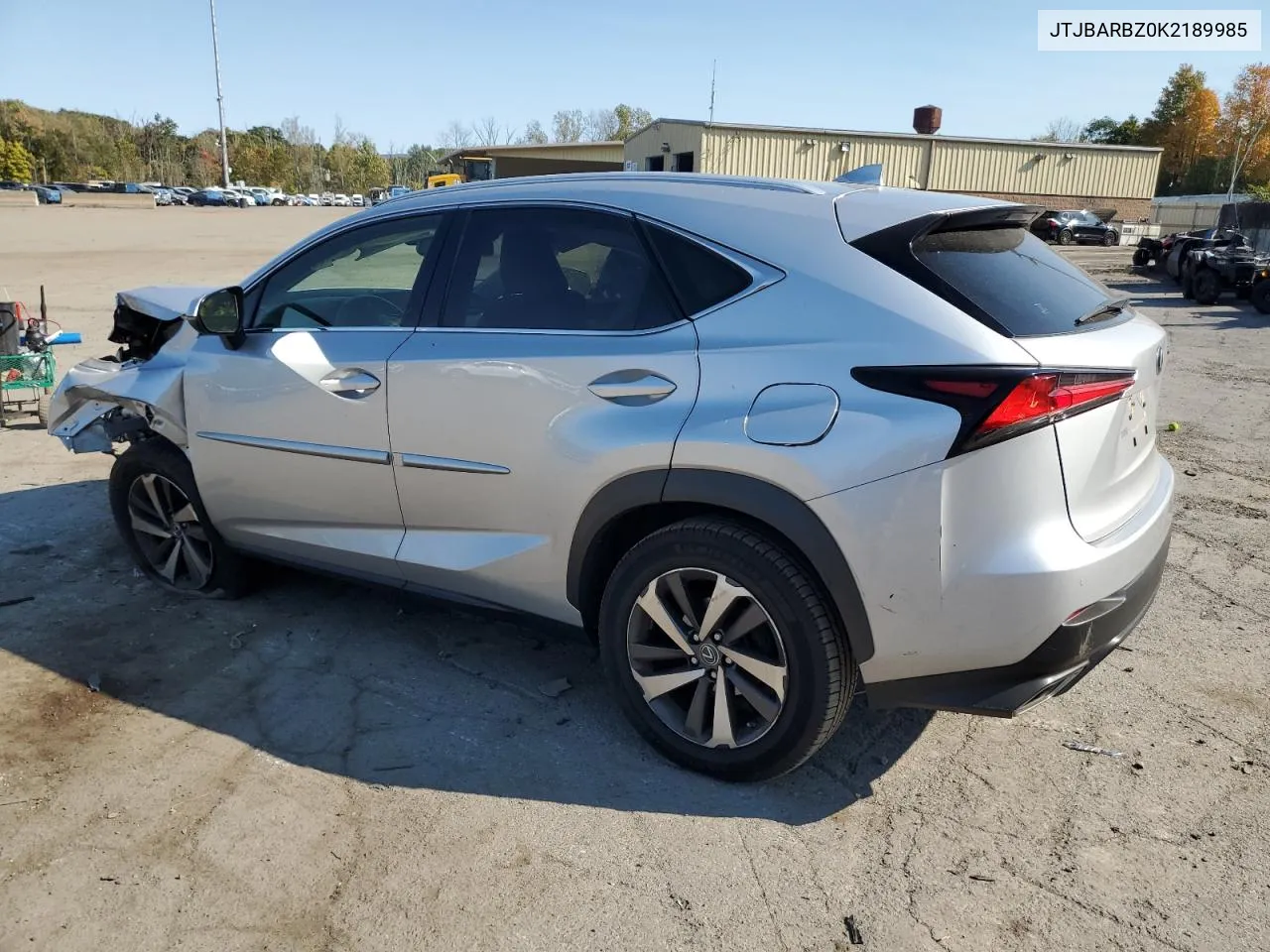 2019 Lexus Nx 300 Base VIN: JTJBARBZ0K2189985 Lot: 75627284