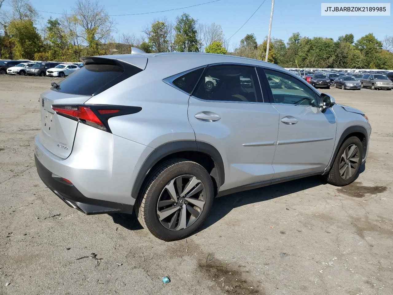 2019 Lexus Nx 300 Base VIN: JTJBARBZ0K2189985 Lot: 75627284