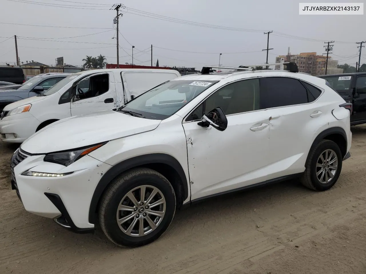 2019 Lexus Nx 300 Base VIN: JTJYARBZXK2143137 Lot: 75727724