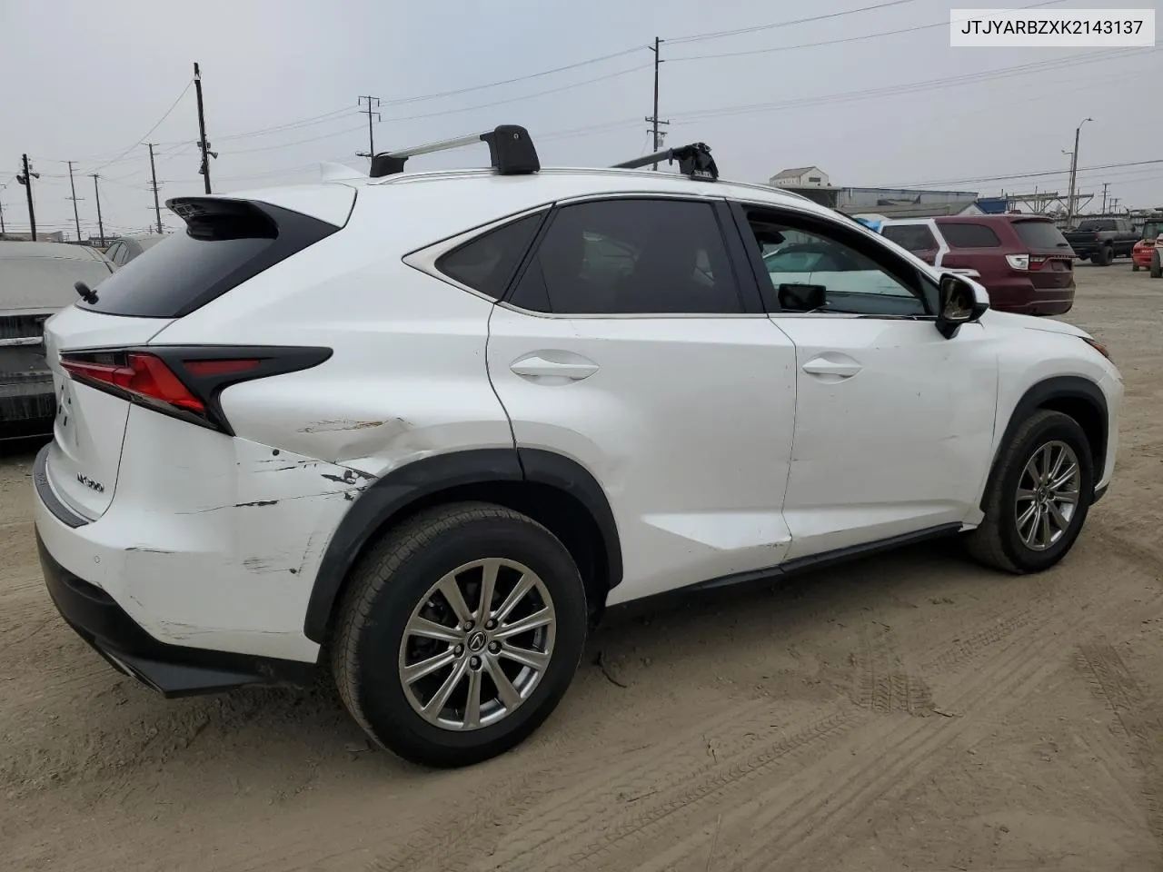 2019 Lexus Nx 300 Base VIN: JTJYARBZXK2143137 Lot: 75727724