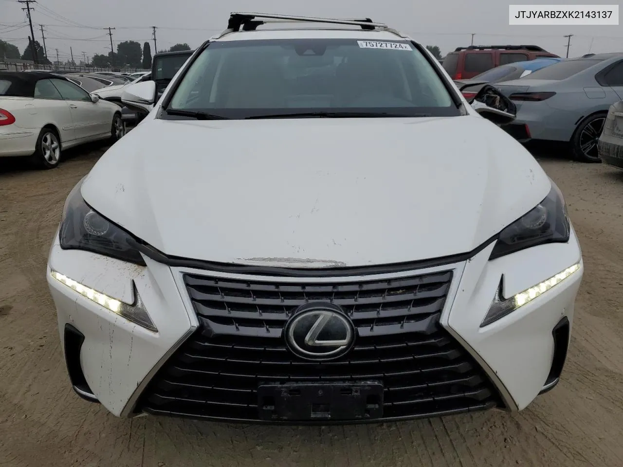 2019 Lexus Nx 300 Base VIN: JTJYARBZXK2143137 Lot: 75727724