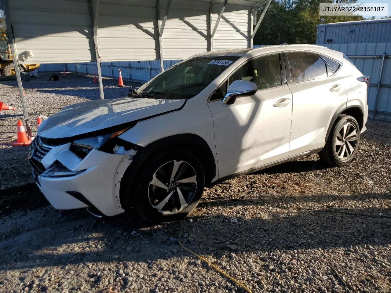 2019 Lexus Nx 300 Base VIN: JTJYARBZ2K2156187 Lot: 75741154