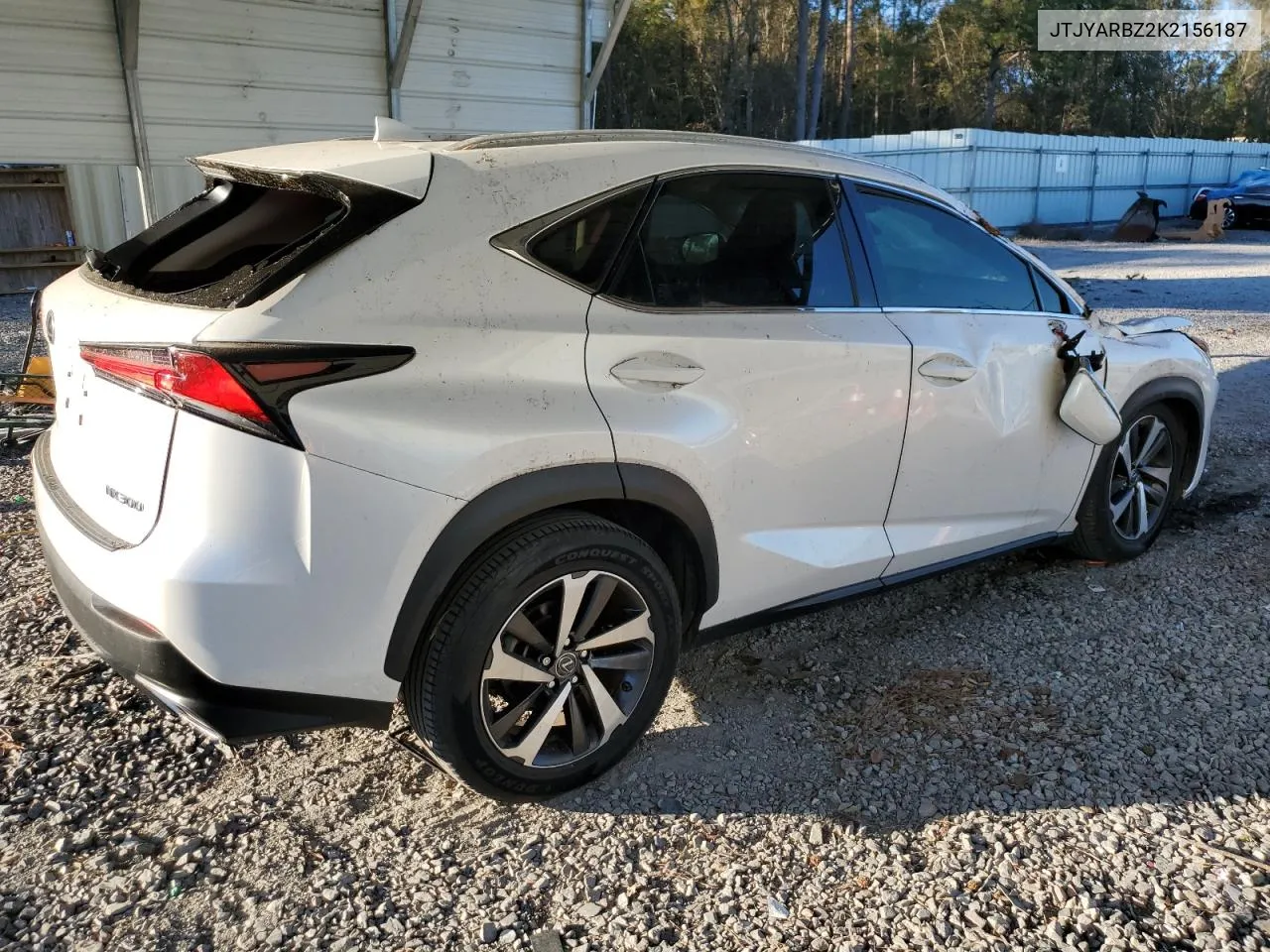 2019 Lexus Nx 300 Base VIN: JTJYARBZ2K2156187 Lot: 75741154