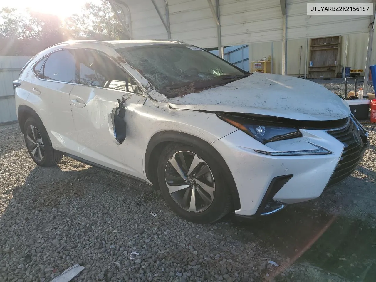 2019 Lexus Nx 300 Base VIN: JTJYARBZ2K2156187 Lot: 75741154