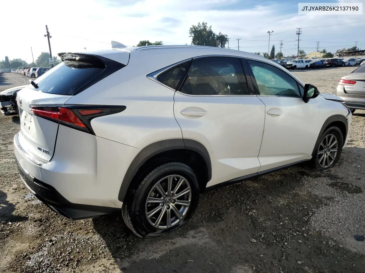 2019 Lexus Nx 300 Base VIN: JTJYARBZ6K2137190 Lot: 75821124