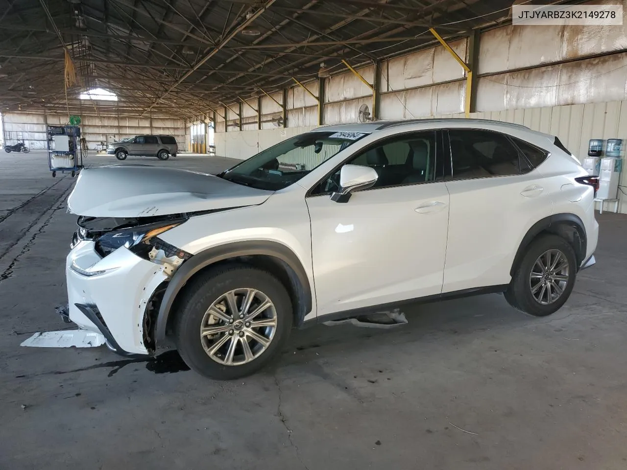 2019 Lexus Nx 300 Base VIN: JTJYARBZ3K2149278 Lot: 75845064