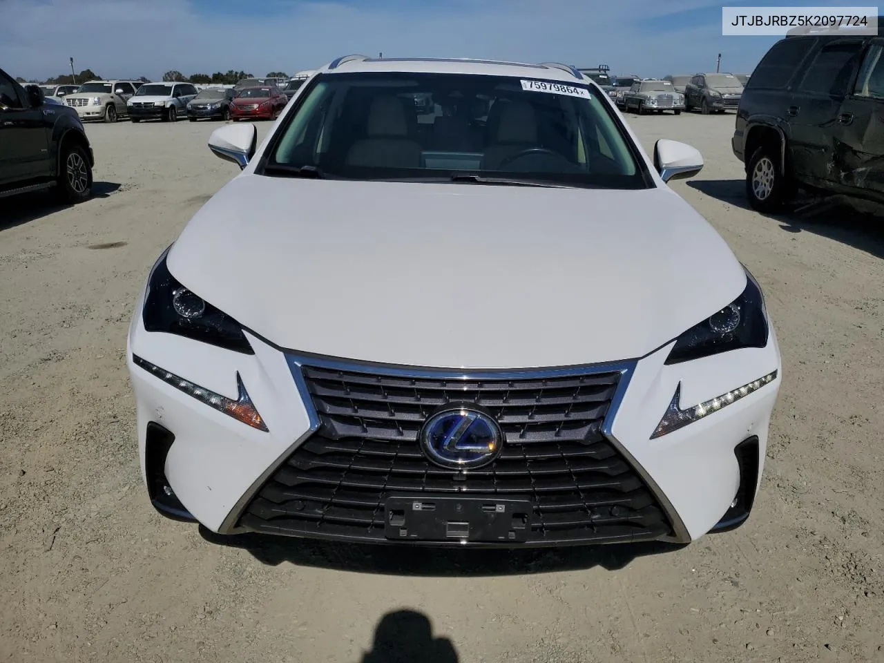 2019 Lexus Nx 300H VIN: JTJBJRBZ5K2097724 Lot: 75979864