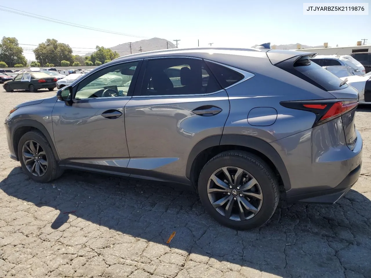 2019 Lexus Nx 300 Base VIN: JTJYARBZ5K2119876 Lot: 76493064