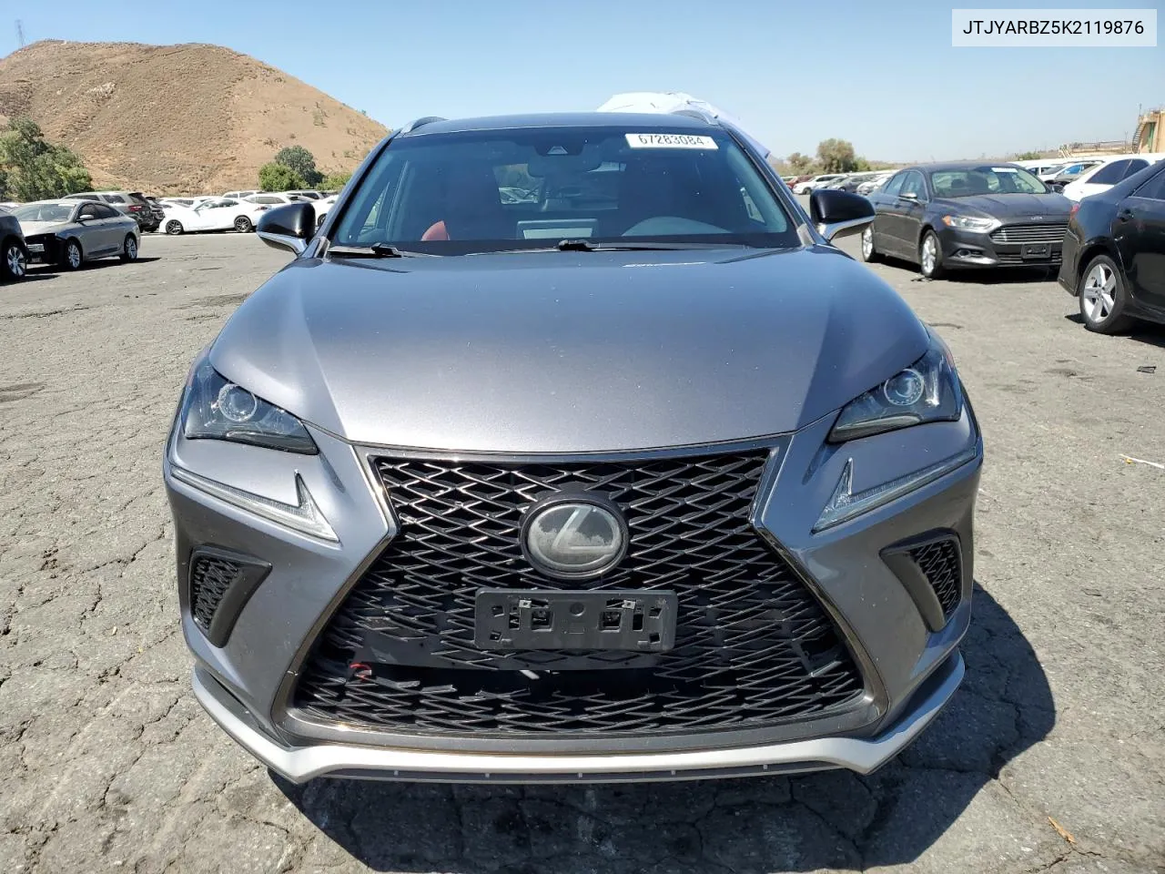 2019 Lexus Nx 300 Base VIN: JTJYARBZ5K2119876 Lot: 76493064