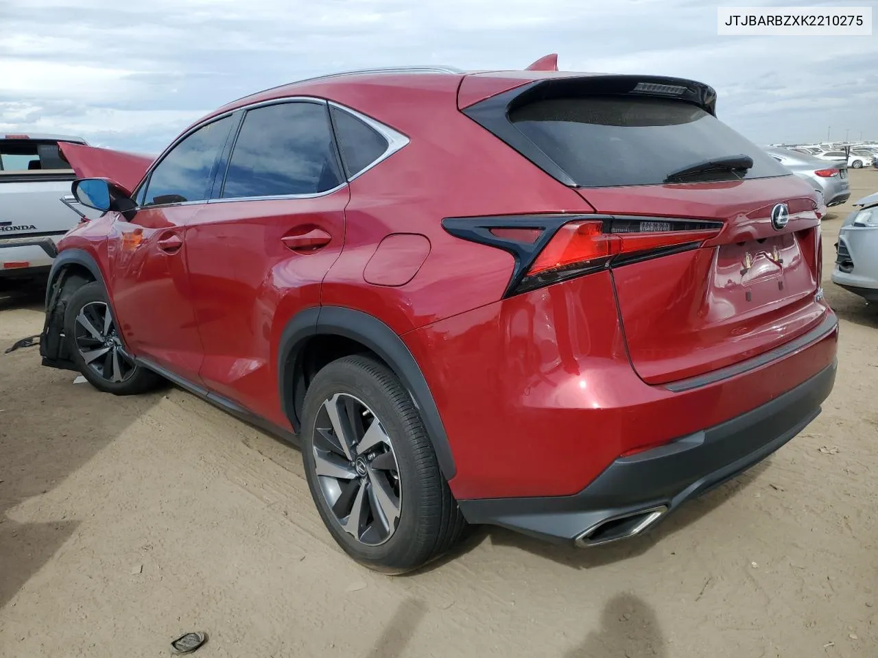 2019 Lexus Nx 300 Base VIN: JTJBARBZXK2210275 Lot: 76719094