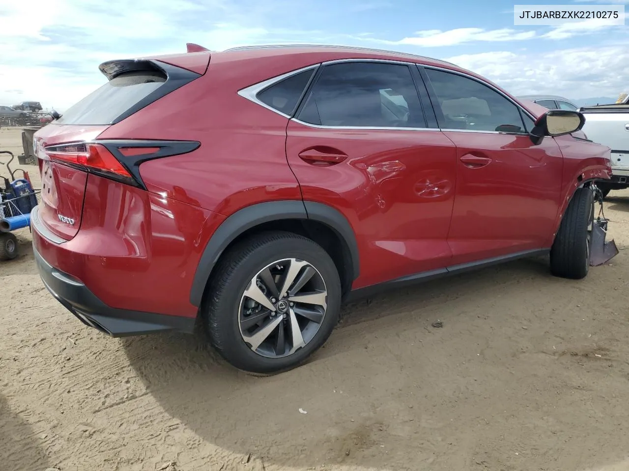 2019 Lexus Nx 300 Base VIN: JTJBARBZXK2210275 Lot: 76719094