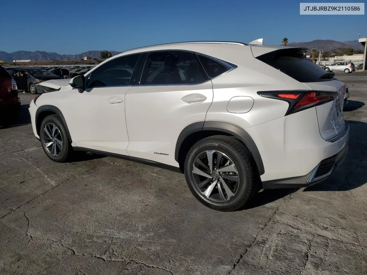 2019 Lexus Nx 300H VIN: JTJBJRBZ9K2110586 Lot: 77370434