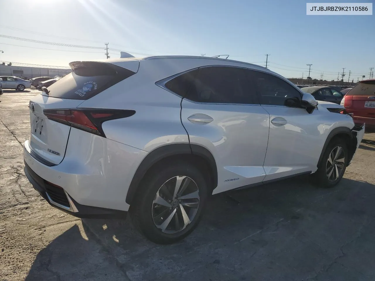 2019 Lexus Nx 300H VIN: JTJBJRBZ9K2110586 Lot: 77370434